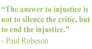 Paul Robeson Quote